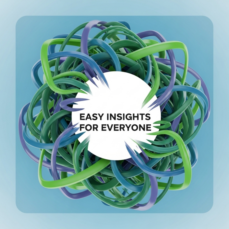 Abstract square image featuring interconnected, colorful geometric shapes and arrows symbolizing expanding tasks and shifting goals, visually representing the scope creep meaning concept in a clear and accessible way.